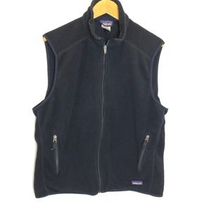 Patagonia Synchilla Black Fleece Vest  Men's Large